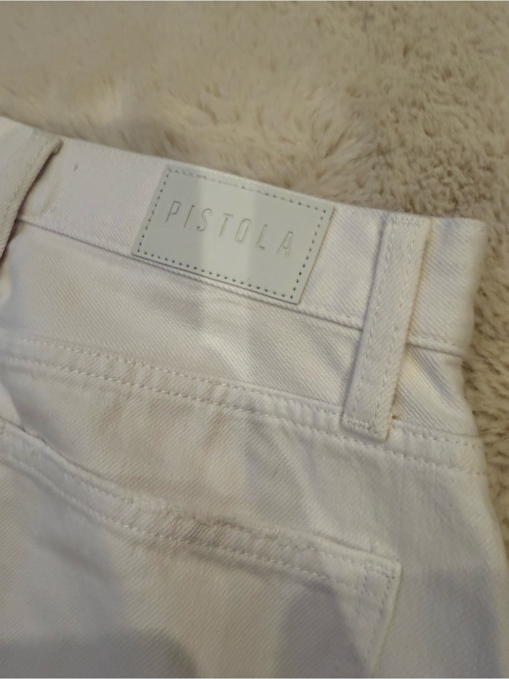 pistola White Midi Skirt with Front Slit - Picture 7 of 9